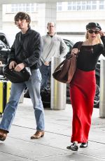 ANYA TAYLOR-JOY Arrives at JFK Airport in New York 04/28/2025