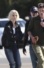 ANYA TAYLOR-JOY on the Set of Lucky in Los Angeles 04/01/2025
