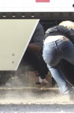 ANYA TAYLOR-JOY on the Set of Lucky in Los Angeles 04/01/2025