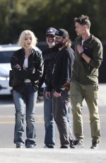 ANYA TAYLOR-JOY on the Set of Lucky in Los Angeles 04/01/2025
