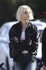 ANYA TAYLOR-JOY on the Set of Lucky in Los Angeles 04/01/2025