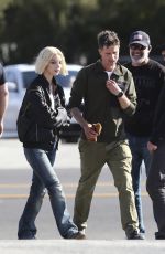 ANYA TAYLOR-JOY on the Set of Lucky in Los Angeles 04/01/2025