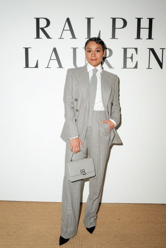 ARIANA DEBOSE at Ralph Lauren Fall 2025 Collection Runway Show in New York 04/17/2025