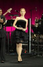 ARIANA GRANDE Promotes Wicked: For Good at CinemaCon 2025 in Las Vegas 04/02/2025
