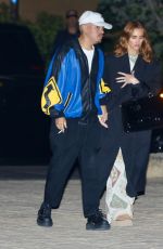 ASHLEE SIMPSON and Evan Ross Out for Dinner at Nobu in Los Angeles 04/13/2025