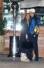 ASHLEE SIMPSON and Evan Ross Out for Dinner at Nobu in Los Angeles 04/13/2025