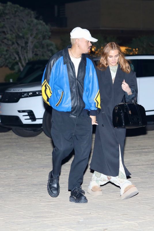 ASHLEE SIMPSON and Evan Ross Out for Dinner at Nobu in Los Angeles 04/13/2025