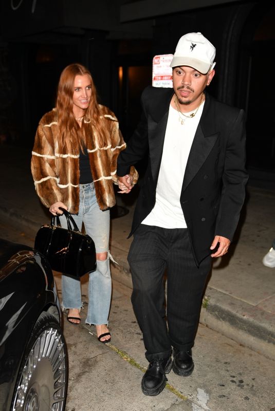 ASHLEE SIMPSON and Evan Ross Out for Dinner Date at Craig