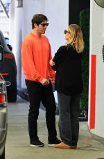 ASHLEY BENSON and Brandon Davis on a Lunch Date in Beverly Hills 04/24/2025