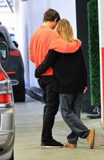 ASHLEY BENSON and Brandon Davis on a Lunch Date in Beverly Hills 04/24/2025
