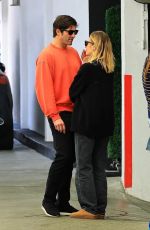 ASHLEY BENSON and Brandon Davis on a Lunch Date in Beverly Hills 04/24/2025