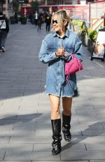 ASHLEY ROBERTS Leaves Heart Radio in London 04/11/2025