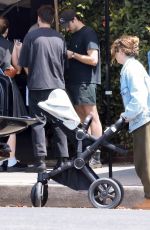 ASHLEY TISDALE and Christopher French Out for Lunch in Los Feliz 04/13/2025