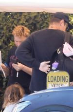 ASHLEY TISDALE and Christopher French Out for Lunch in Los Feliz 04/13/2025