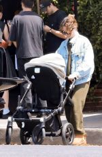 ASHLEY TISDALE and Christopher French Out for Lunch in Los Feliz 04/13/2025
