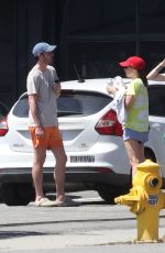 AUBREY PLAZA and Blake Lee Leaves Pilates Class in Los Angeles 04/09/2025