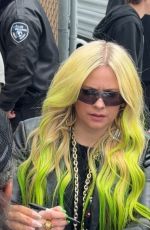 AVRIL LAVIGNE Arrives at Jimmy Kimmel Live! in Hollywood 04/28/2025