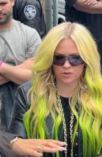 AVRIL LAVIGNE Arrives at Jimmy Kimmel Live! in Hollywood 04/28/2025