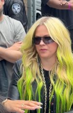 AVRIL LAVIGNE Arrives at Jimmy Kimmel Live! in Hollywood 04/28/2025