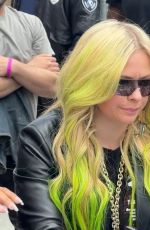 AVRIL LAVIGNE Arrives at Jimmy Kimmel Live! in Hollywood 04/28/2025