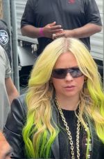AVRIL LAVIGNE Arrives at Jimmy Kimmel Live! in Hollywood 04/28/2025