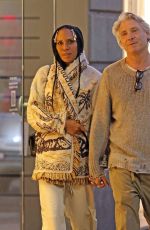 BARBARA BECKER and Marcello Montini Out in Milan 03/17/2025