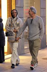 BARBARA BECKER and Marcello Montini Out in Milan 03/17/2025