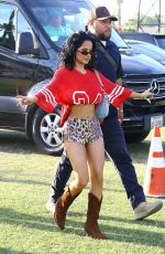 BECKY G Out at Day 1 of Coachella Valley Music and Arts Festival in Indio 04/11/2025