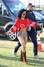 BECKY G Out at Day 1 of Coachella Valley Music and Arts Festival in Indio 04/11/2025