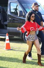 BECKY G Out at Day 1 of Coachella Valley Music and Arts Festival in Indio 04/11/2025