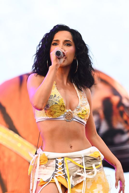 BECKY G Performs at Coachella Valley Music and Arts Festival in Indio 04/11/2025