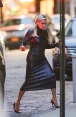 BELLA and YOLANDA HADID Leaves Their Apartment in New York City 04/25/2025