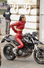 BELLA HADID Films Scenes for FX