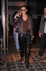BELLA HADID Leaves Costes Party in Paris 04/13/2025