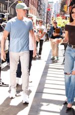 BELLA HADID Out and About in New York City 04/28/2025