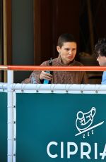 BIANCA BALTI Enjoys an Al Fresco Meal in Beverly Hills 04/20/2025