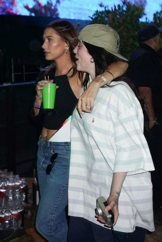 BILLIE EILISH and HAILEY BIEBER Out at Coachella Valley Music and Arts Festival 04/12/2025