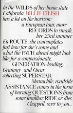 BILLIE EILISH in Vogue UK, May 2025