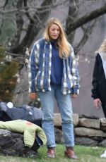 BLAKE LIVELY and Ryan Reynolds at an Equestrian Competition in South Salem 04/06/2025