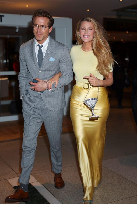 BLAKE LIVELY and Ryan Reynolds Night Out in New York City 04/27/2025