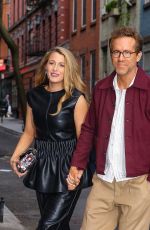 BLAKE LIVELY and Ryan Reynolds Out in New York City 04/29/2025