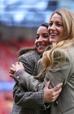 BLAKE LIVELY at Sky Bet League One Match Between Wrexham AFC and Charlton Athletic FC in Wrexham 04/26/2025