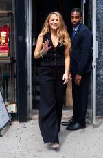BLAKE LIVELY Leaves Another Simple Favor Promo Event in Chinatown in New York City 04/29/2025
