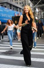 BLAKE LIVELY Out at Times Square in New York City 04/29/2025