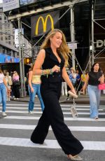BLAKE LIVELY Out at Times Square in New York City 04/29/2025