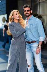 BLAKE LIVELY Seen Out with Michele Morrone in New York City 04/28/2025