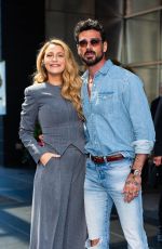 BLAKE LIVELY Seen Out with Michele Morrone in New York City 04/28/2025