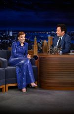 BRITT LOWER at Tonight Show Starring Jimmy Fallon in New York 03/31/2025
