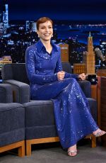 BRITT LOWER at Tonight Show Starring Jimmy Fallon in New York 03/31/2025