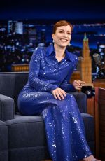 BRITT LOWER at Tonight Show Starring Jimmy Fallon in New York 03/31/2025